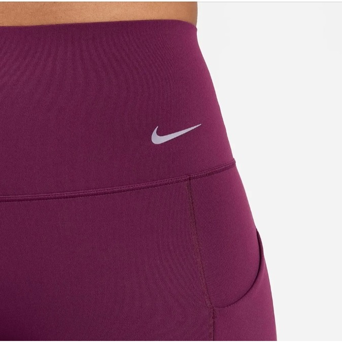 【WS】NIKE UNIVERSA 女款 中度支撐 高腰 九分 內搭 運動 健身 瑜珈 緊身褲 DQ5898-610-細節圖4