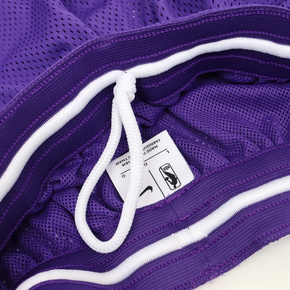 【WS】NIKE NBA LAL 湖人隊 KOBE LBJ 男款 紫金 運動 訓練 球褲 短褲 DX9700-504-細節圖7