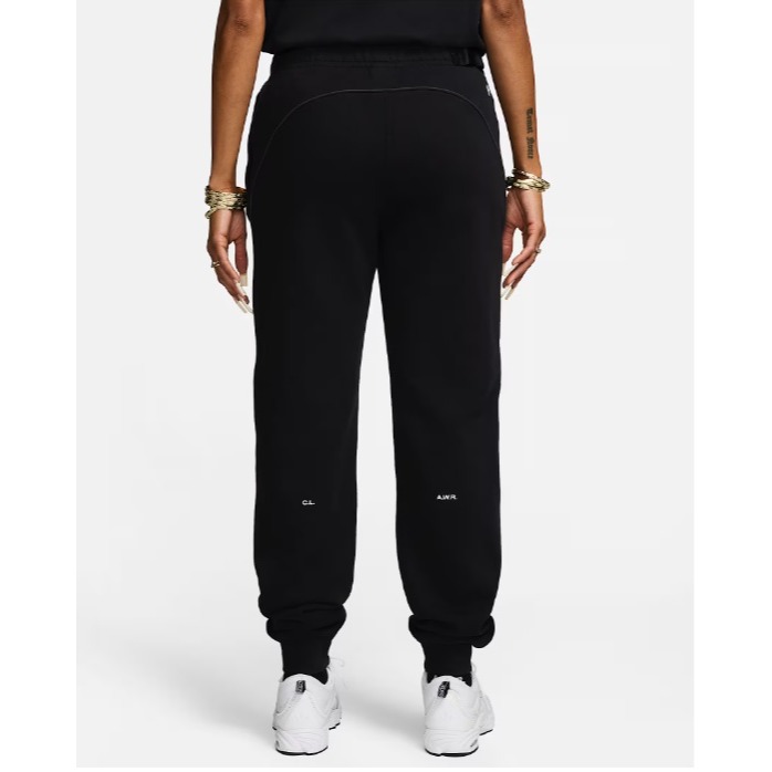 【WS】NIKE X NOCTA FLEECE 黑白 男女款 聯名 運動 休閒 保暖 長褲 棉褲 FN7662-010-細節圖5