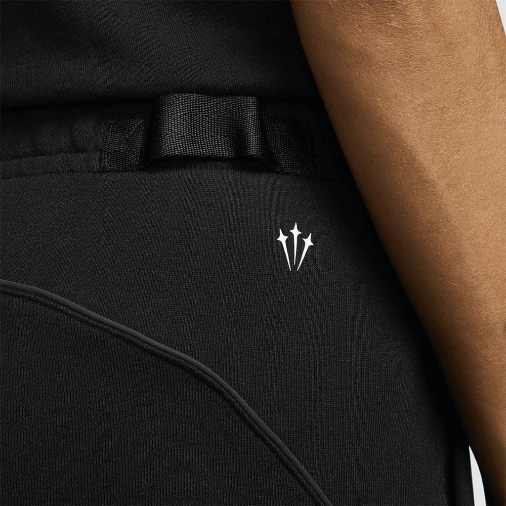 【WS】NIKE X NOCTA FLEECE 黑白 男女款 聯名 運動 休閒 保暖 長褲 棉褲 FN7662-010-細節圖7