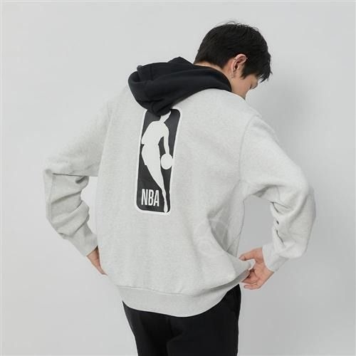 【WS】NIKE NBA TEAM31 COURTSIDE 灰黑 運動 休閒 長袖 連帽 帽T DR9084-025-細節圖2