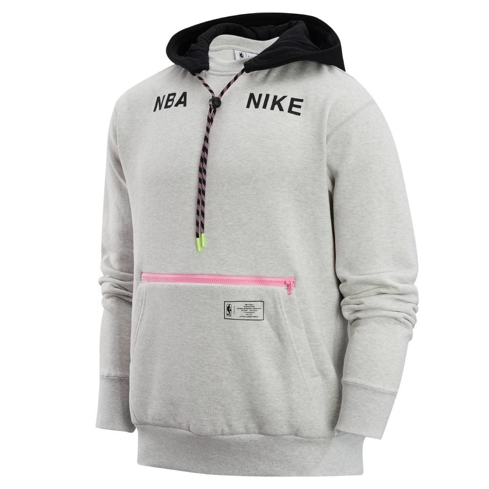 【WS】NIKE NBA TEAM31 COURTSIDE 灰黑 運動 休閒 長袖 連帽 帽T DR9084-025-細節圖4