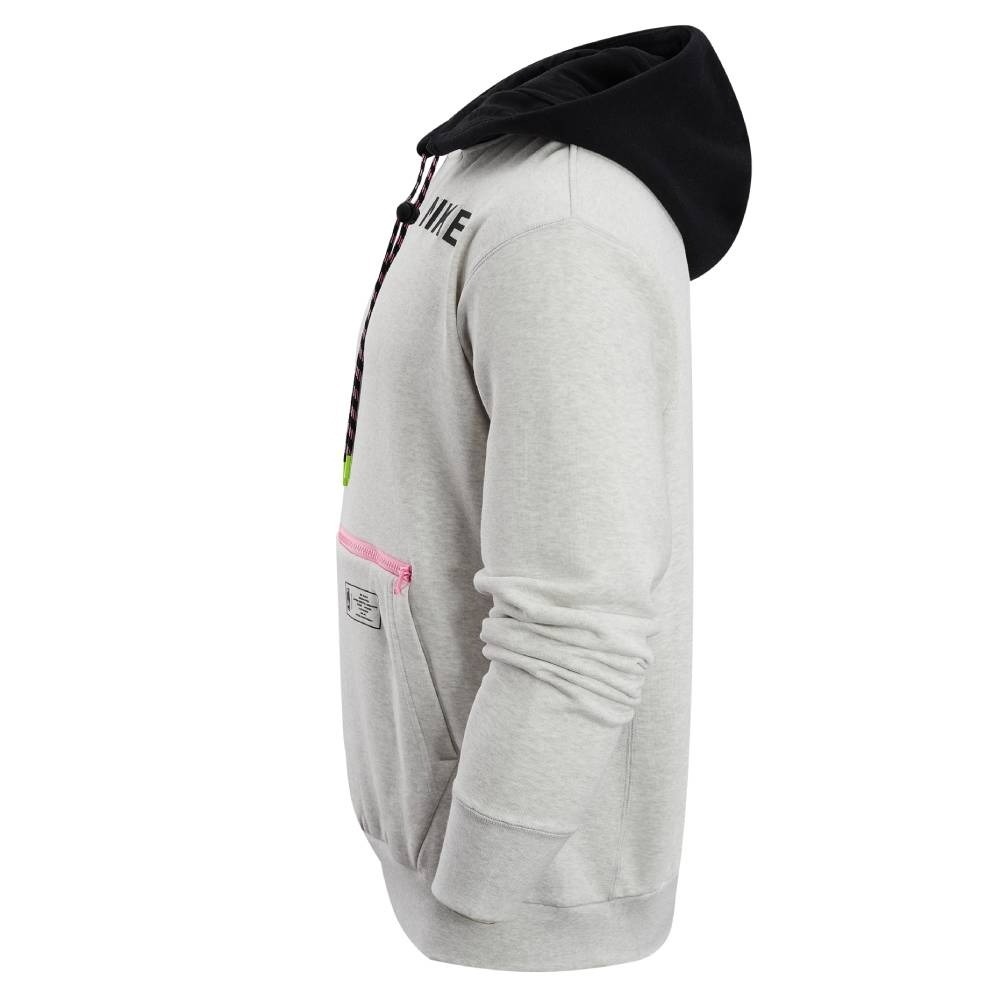 【WS】NIKE NBA TEAM31 COURTSIDE 灰黑 運動 休閒 長袖 連帽 帽T DR9084-025-細節圖5