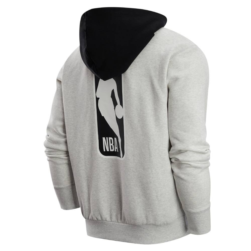 【WS】NIKE NBA TEAM31 COURTSIDE 灰黑 運動 休閒 長袖 連帽 帽T DR9084-025-細節圖6