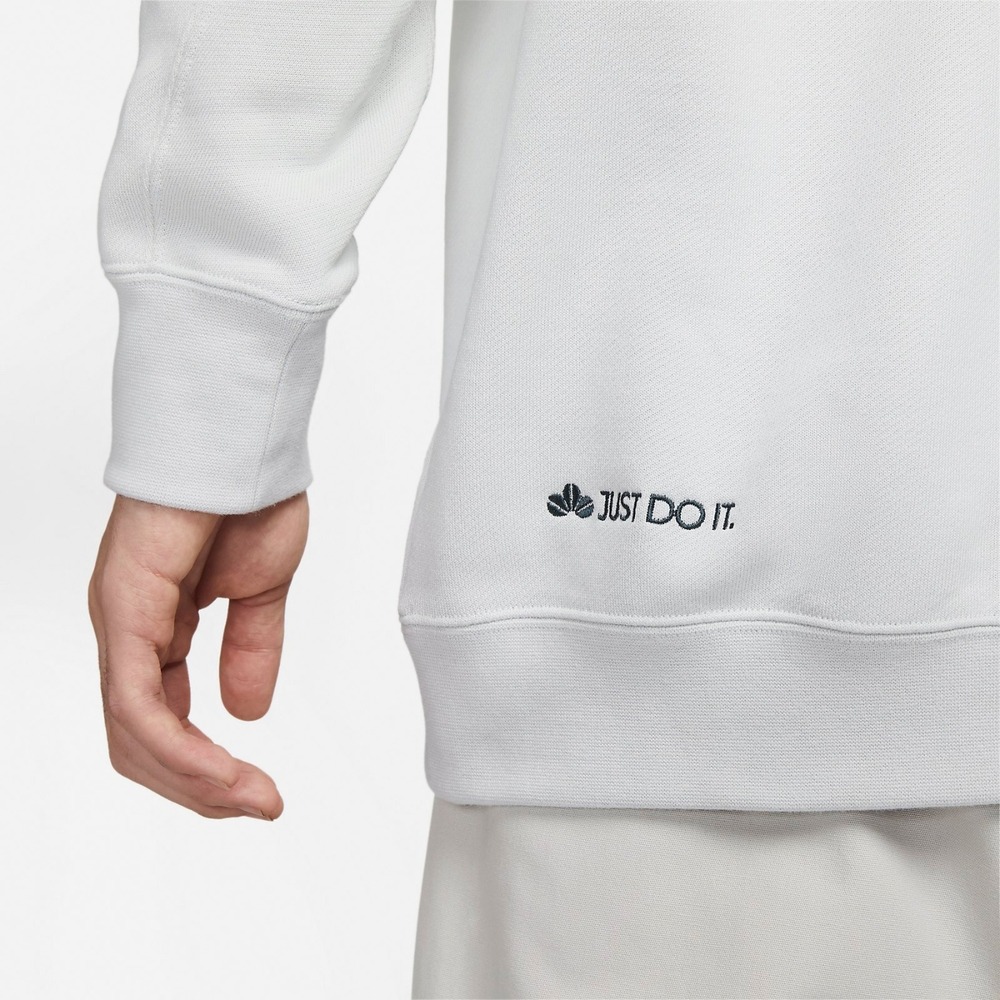 【WS】NIKE NSW JDI 灰 運動 休閒 長袖 長袖 T恤 大學T FD4059-025-細節圖9