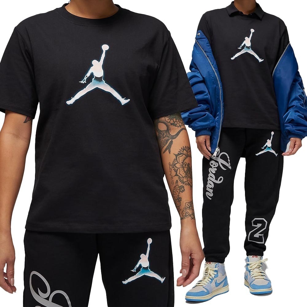 【WS】NIKE W JORDAN TEE GFX 女款 黑 運動 休閒 T恤 短袖 短T FJ2511-010-細節圖4