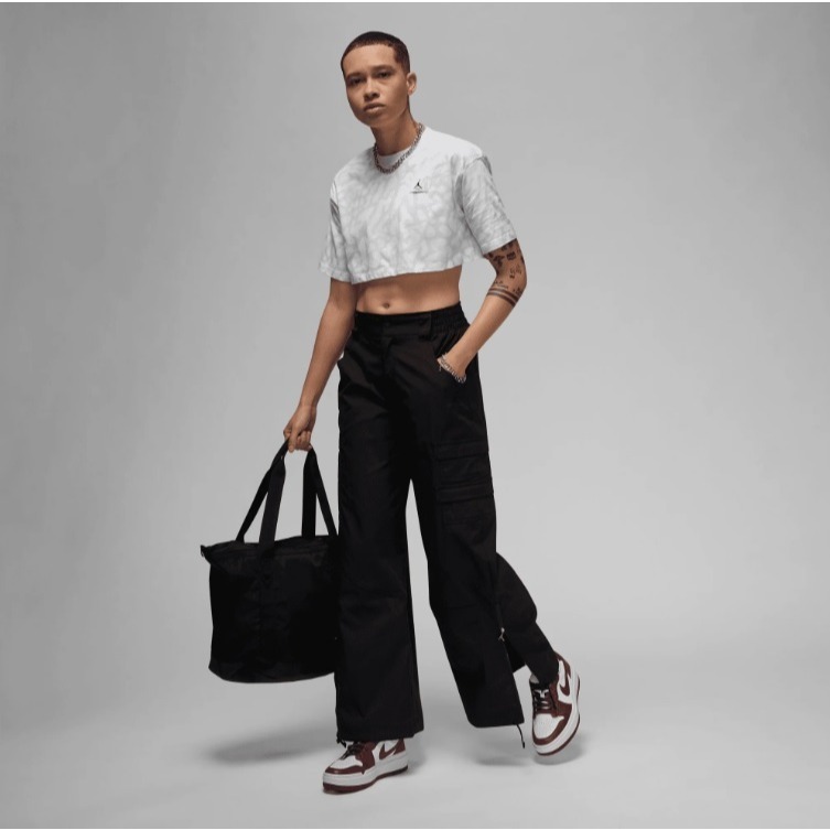 【WS】NIKE JORDAN CROPPED GFX 女款 短版 運動 休閒 T恤 短袖 短T DZ3215-100-細節圖5