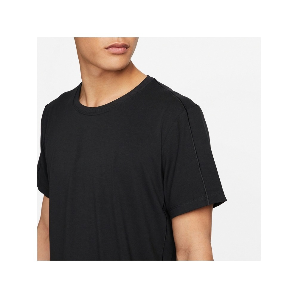 【WS】NIKE YOGA DRI-FIT 黑 運動 瑜珈 健身 休閒 T恤 短袖 短T DM7826-010-細節圖4