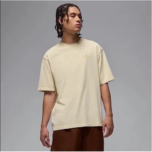 【WS】NIKE JORDAN X SOLEFLY 聯名 米白 運動 休閒 T恤 短袖 短T HM5037-238-細節圖2