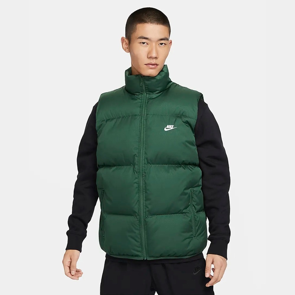 【WS】NIKE NSW CLUB PUFFER VEST 男款 立領 保暖 輕質 羽絨 運動背心 FB7374-323-細節圖4