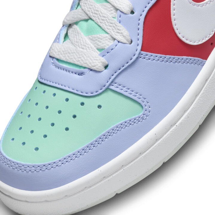 【WS】NIKE COURT BOROUGH LOW (GS) 女鞋 拼接 運動 彩色 休閒鞋 DV5456-400-細節圖8