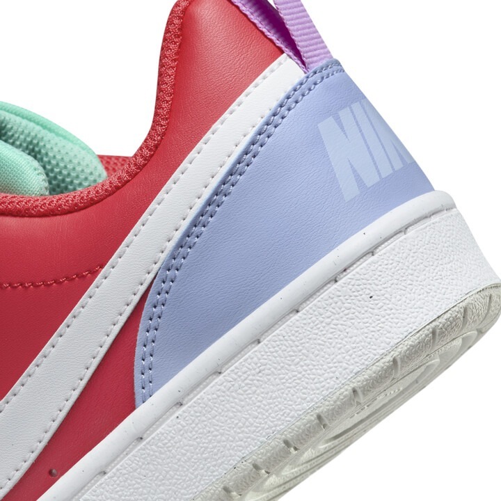 【WS】NIKE COURT BOROUGH LOW (GS) 女鞋 拼接 運動 彩色 休閒鞋 DV5456-400-細節圖9