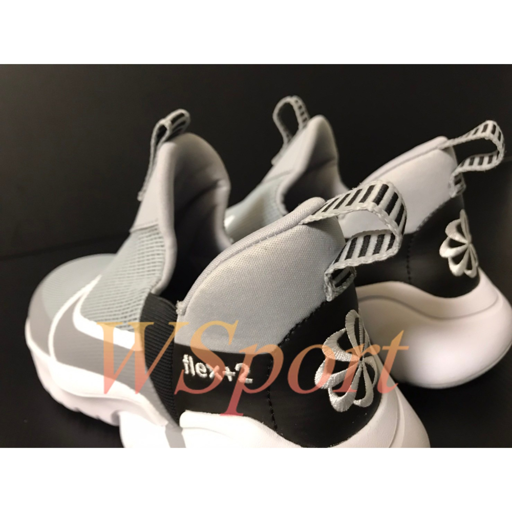 【WS】NIKE FLEX PLUS 2 (GS) 灰 大童 女鞋 鬆緊帶 運動 跑步 休閒鞋 DV8999-005-細節圖4