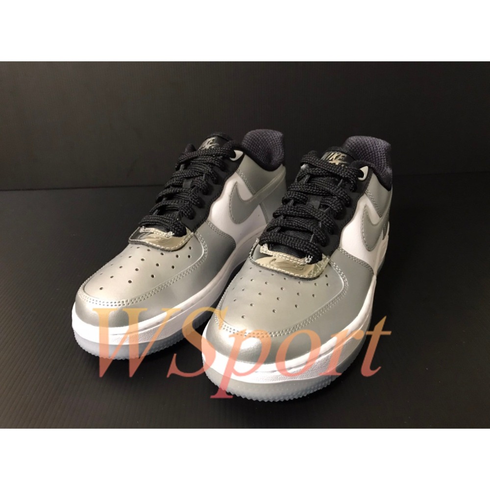【WS】NIKE W FORCE 1 Metallic Silver 銀彈 復古 女鞋 運動 球鞋 DX6764-001-細節圖2