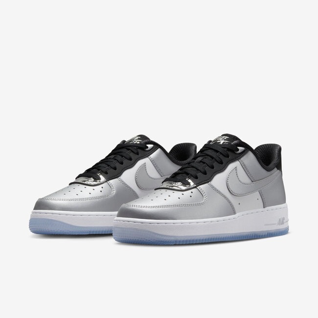 【WS】NIKE W FORCE 1 Metallic Silver 銀彈 復古 女鞋 運動 球鞋 DX6764-001-細節圖5