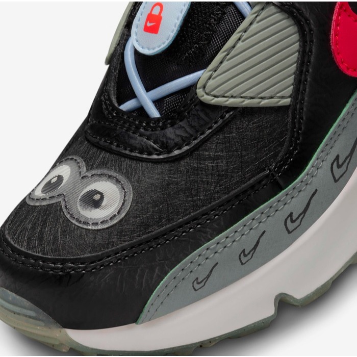 【WS】NIKE AIR MAX 90 TOGGLE SE 童鞋 氣墊 運動 復古 球鞋 休閒鞋 FB9115-001-細節圖9