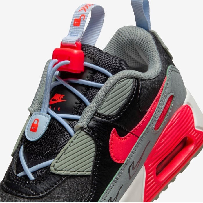 【WS】NIKE AIR MAX 90 TOGGLE SE 童鞋 氣墊 運動 復古 球鞋 休閒鞋 FB9115-001-細節圖11