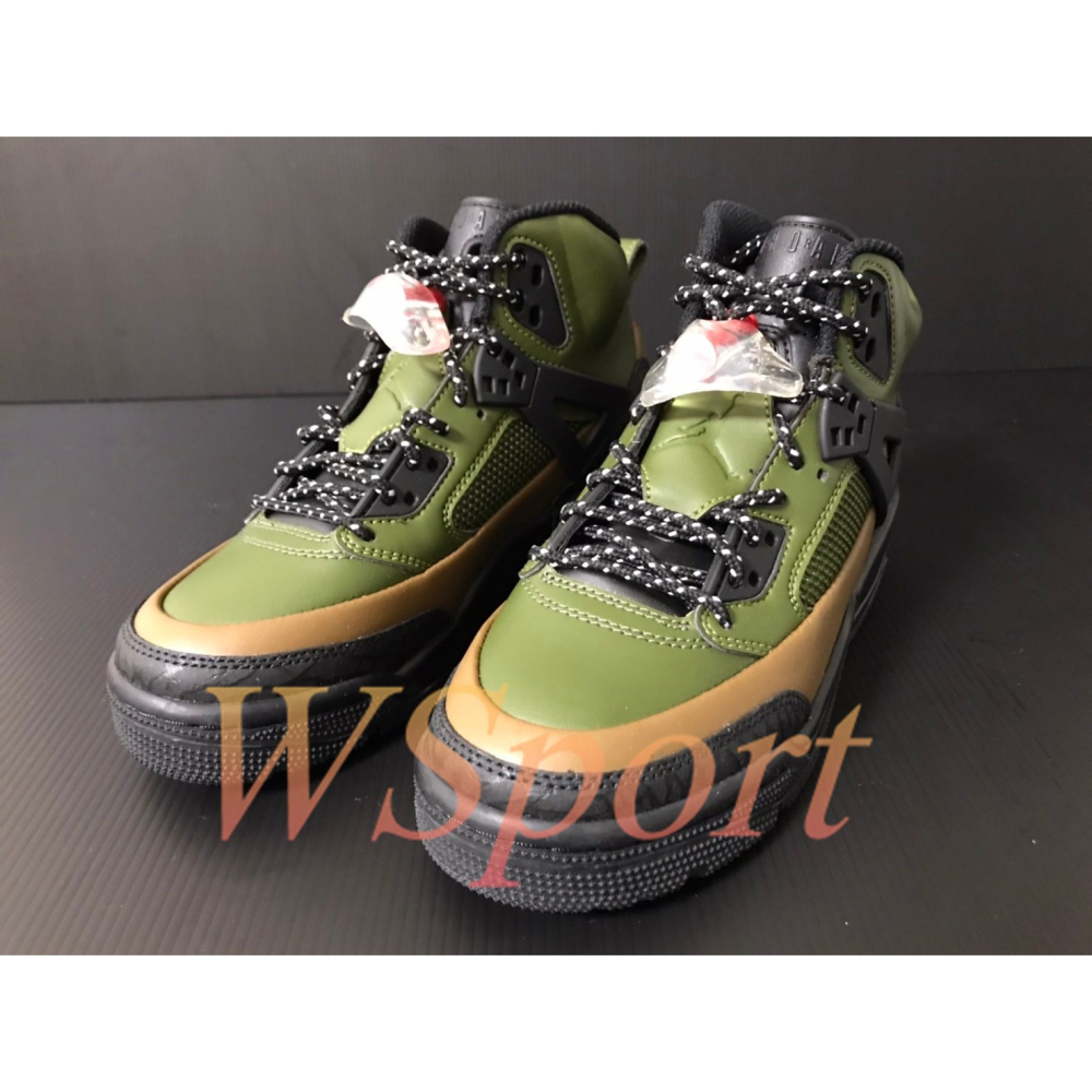【WS】NIKE JORDAN SPIZIKE (GS) 橄欖綠 童鞋 氣墊 運動 籃球 休閒鞋 FD4653-300-細節圖2