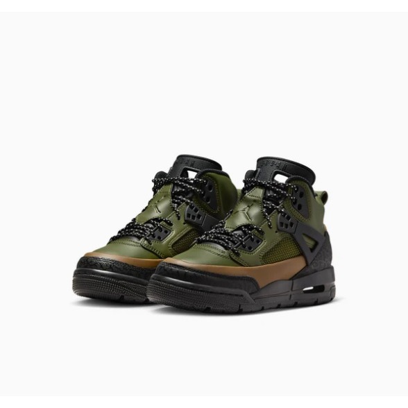 【WS】NIKE JORDAN SPIZIKE (GS) 橄欖綠 童鞋 氣墊 運動 籃球 休閒鞋 FD4653-300-細節圖5