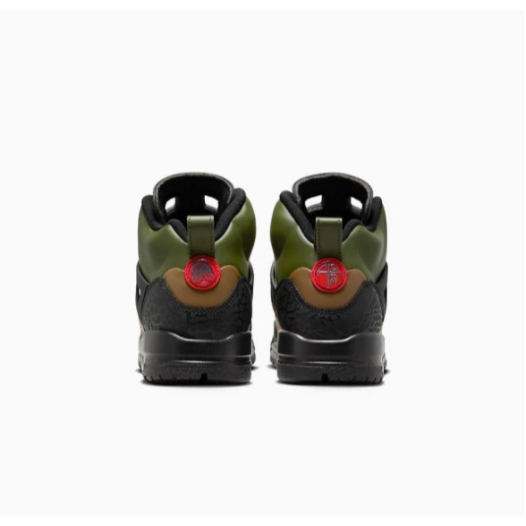 【WS】NIKE JORDAN SPIZIKE (GS) 橄欖綠 童鞋 氣墊 運動 籃球 休閒鞋 FD4653-300-細節圖7