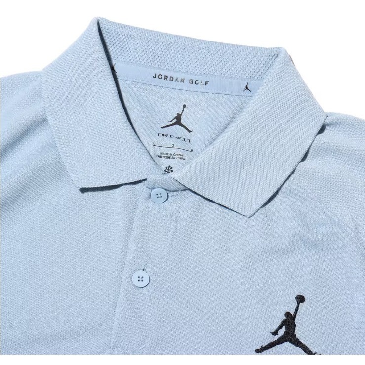 【WS】NIKE JORDAN GLF POLO 藍 短袖 休閒 運動 上衣 刺繡 POLO衫 DZ0541-436-細節圖5