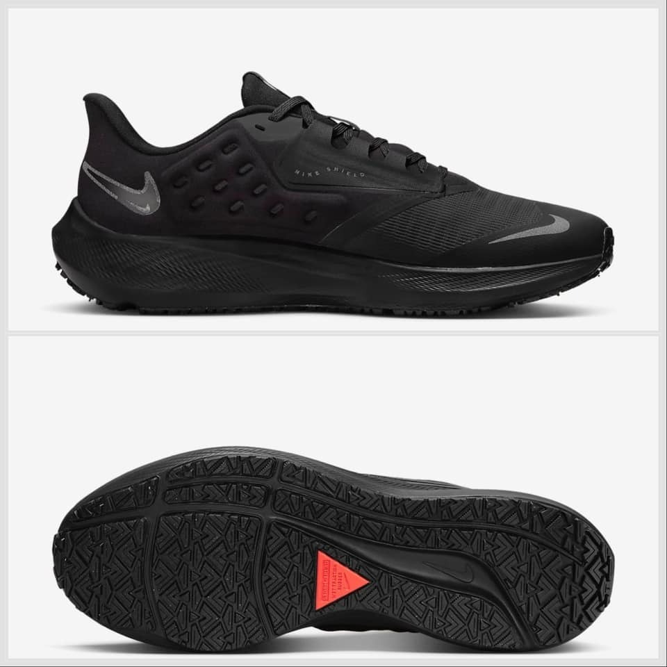 【WS】NIKE ZOOM PEGASUS 39 SHIELD 全黑 防潑水 緩震 運動 跑步鞋 DO7625-001-細節圖8