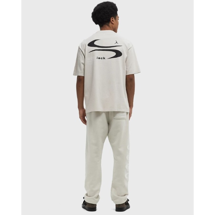 【WS】 JORDAN X TRAVIS SCOTT 聯名 厚磅 休閒 短袖 T恤 灰DZ5510-070 米白 072-細節圖5