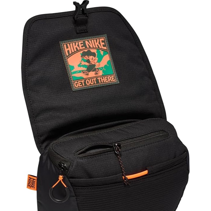 【WS】NIKE HIKE WAISTPACK (4L) 運動 腰包 斜背 側背包 黑橘DJ9681-011 水藍464-細節圖5