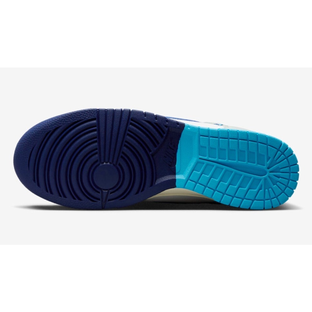 【WS】NIKE DUNK HIGH RETRO SE 白灰藍 高筒 經典 復古 休閒鞋 DZ2535-100-細節圖8