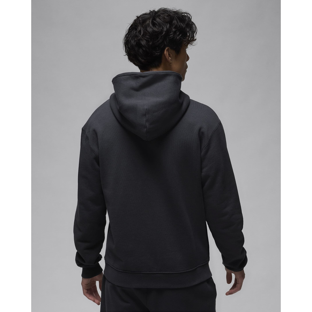 【WS】NIKE JORDAN FLEECE HOODIE 男款 黑 運動 厚磅 長袖 長T 帽T FJ1967-045-細節圖3