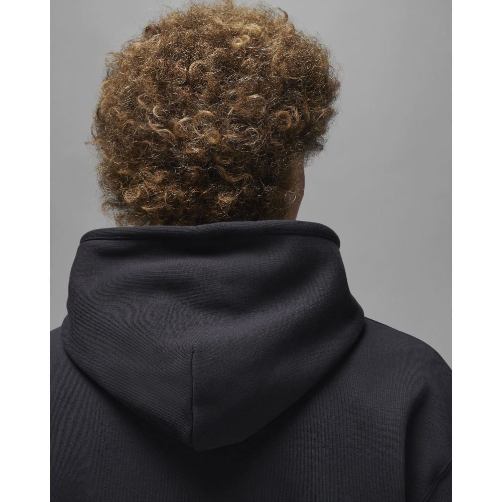 【WS】NIKE JORDAN FLEECE HOODIE 男款 黑 運動 厚磅 長袖 長T 帽T FJ1967-045-細節圖4