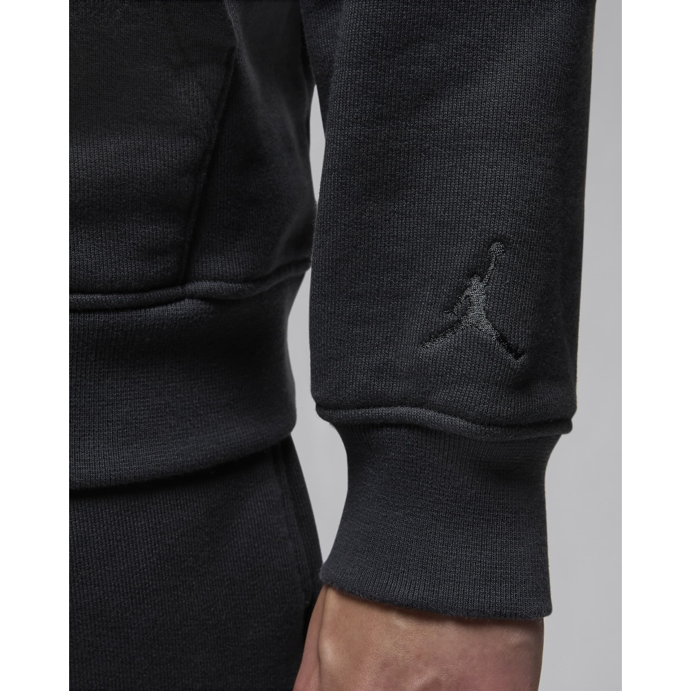 【WS】NIKE JORDAN FLEECE HOODIE 男款 黑 運動 厚磅 長袖 長T 帽T FJ1967-045-細節圖5