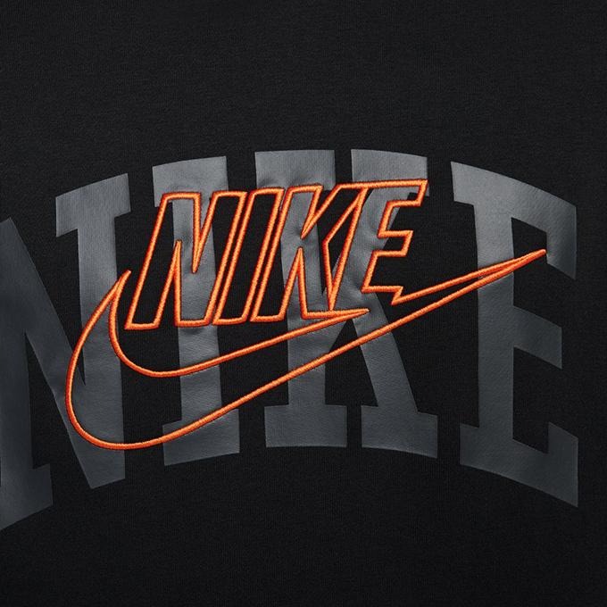 【WS】NIKE NSW FLC HOODIE 男 刺繡 LOGO 休閒 長袖 帽T 黑 FV4448-010 藍410-細節圖5