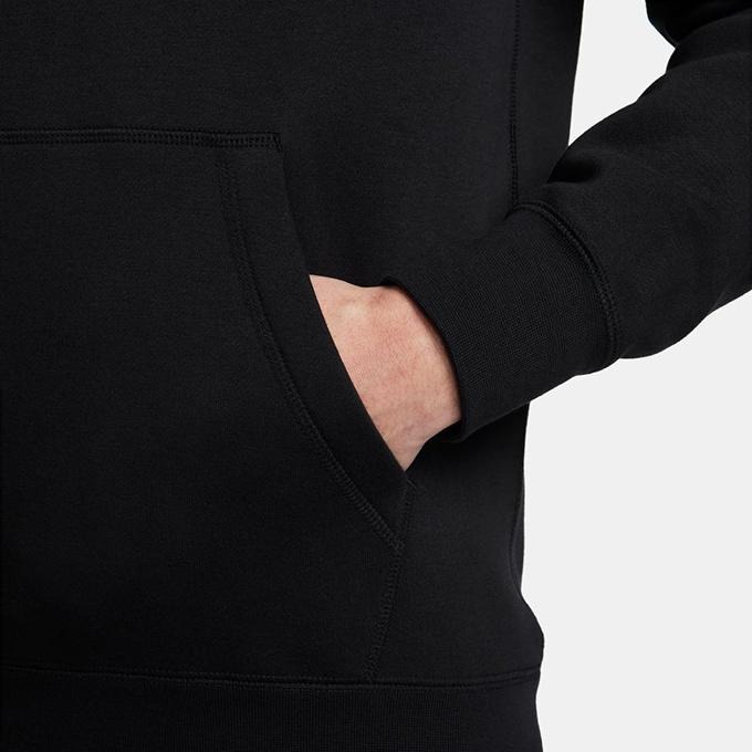 【WS】NIKE NSW FLC HOODIE 男 刺繡 LOGO 休閒 長袖 帽T 黑 FV4448-010 藍410-細節圖6