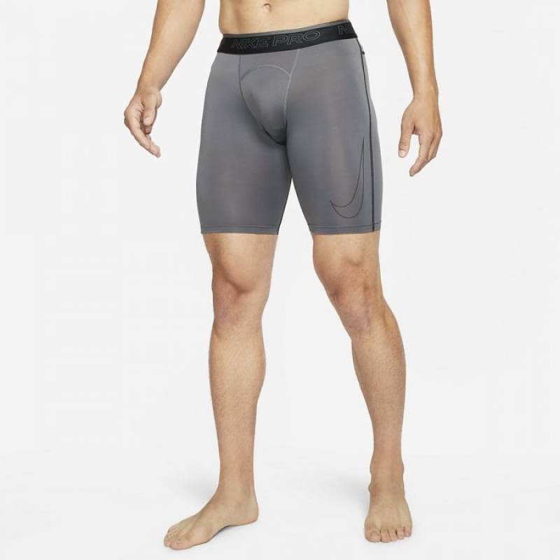 【WS】NIKE PRO DRI-FIT 灰 男款 運動 籃球 內搭 緊身 短褲 緊身褲 DD1912-068-細節圖2
