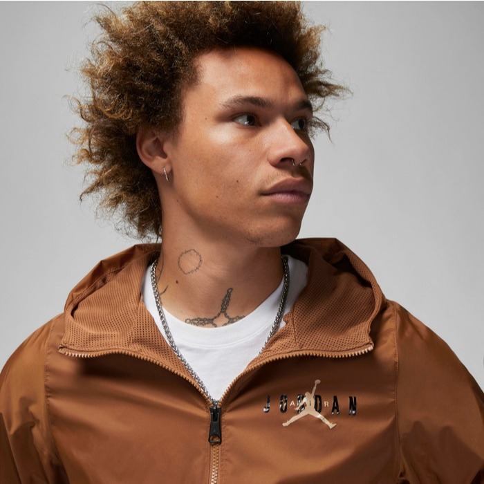 【WS】NIKE JORDAN WOVEN JACKET 男款 大LOGO 連帽 長袖 風衣 外套 DV7651-281-細節圖3