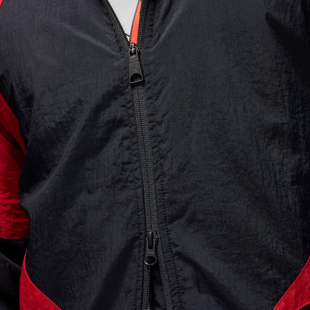 【WS】NIKE JORDAN JAM WARM UP JACKET 黑紅 男款 長袖 風衣 外套 DX9368-013-細節圖5