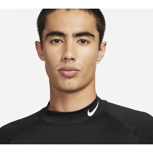 【WS】NIKE PRO DRI-FIT 男款 黑色 高領 運動 健身 緊身 快乾 T恤 緊身衣 FB7909-010-細節圖3