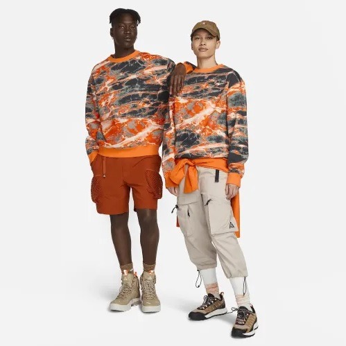 【WS】NIKE ACG THERMA-FIT FLC CREW 渲染 內刷毛 厚磅 長袖 大學T DV9542-885-細節圖2