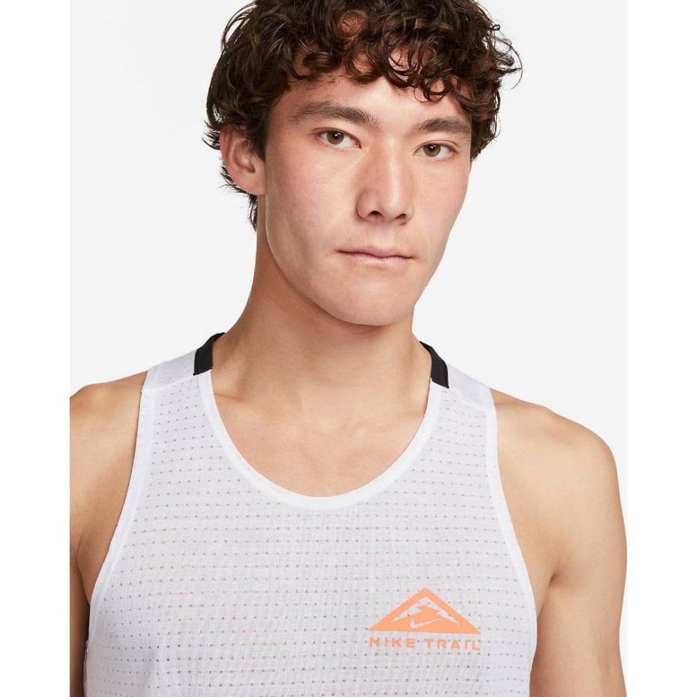 【WS】NIKE  TRAIL SOLAR CHASE  男款 白 越野 慢跑 跑步 健身 背心 DX0858-100-細節圖3