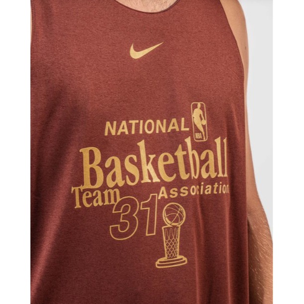 【WS】NIKE NBA TEAM 31 ISSUE JERSEY 男款 藍紅 籃球 雙面 球衣 DX9787-491-細節圖4