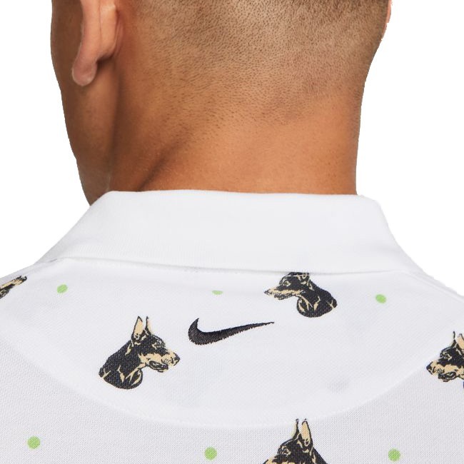 【WS】NIKE NSW DRI-FIT 男款 白 狗狗 印花 運動 休閒 短袖 短T POLO衫 DQ4578-100-細節圖5