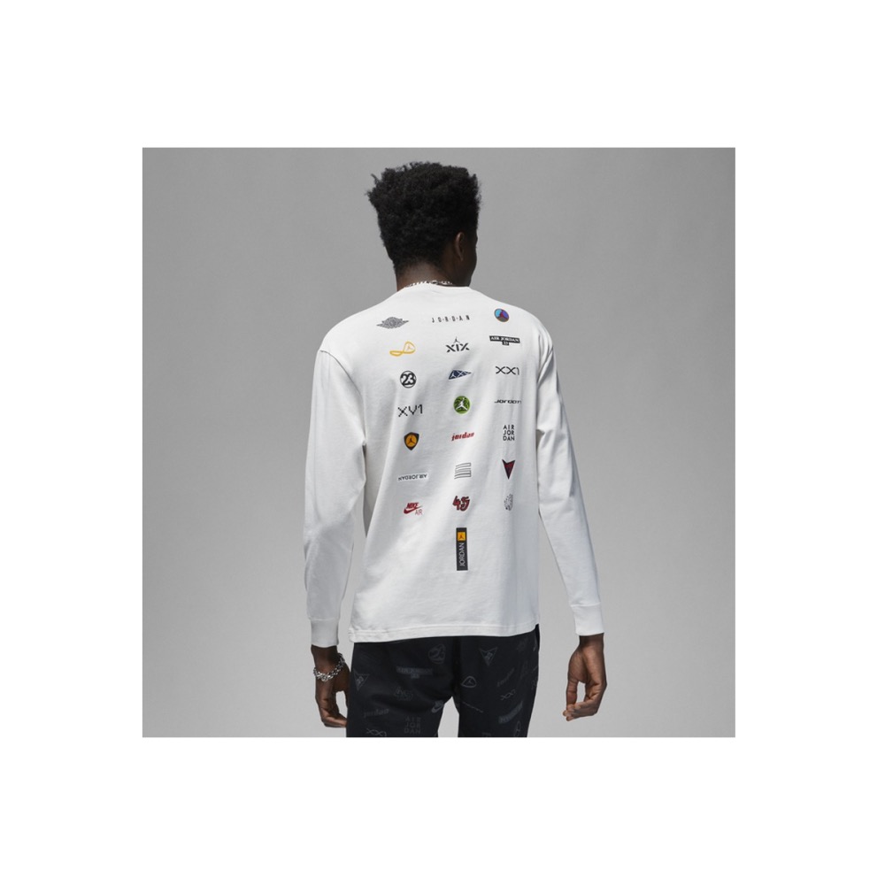 【WS】NIKE JORDAN FLT HRTG 85 GFX LS CREW 休閒 長T 大學T DV8427-030-細節圖2