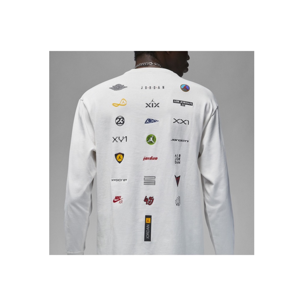 【WS】NIKE JORDAN FLT HRTG 85 GFX LS CREW 休閒 長T 大學T DV8427-030-細節圖5