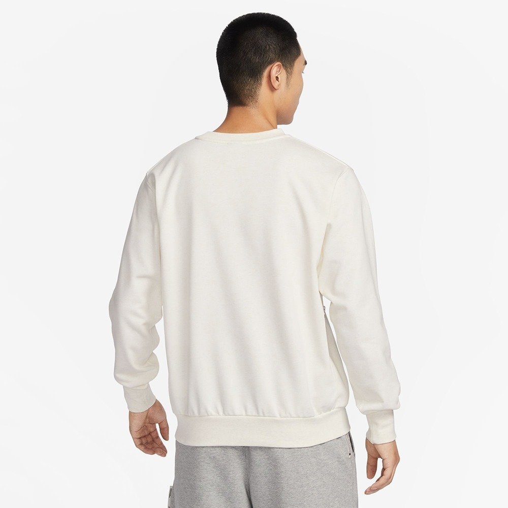 【WS】NIKE DF STD ISSUE CREW 米白 男款 運動 休閒 籃球 長袖 大學T DQ5821-027-細節圖2