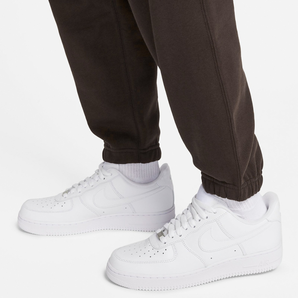 【WS】NIKE LAB SOLO SWOOSH PANTS 男款 內刷毛 咖啡 厚磅 棉褲 長褲 DX1365-237-細節圖6