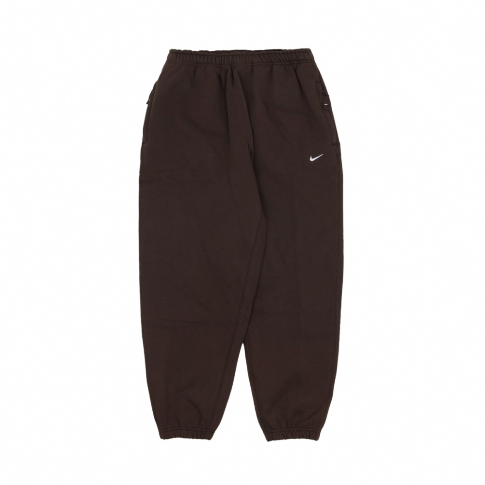 【WS】NIKE LAB SOLO SWOOSH PANTS 男款 內刷毛 咖啡 厚磅 棉褲 長褲 DX1365-237-細節圖7