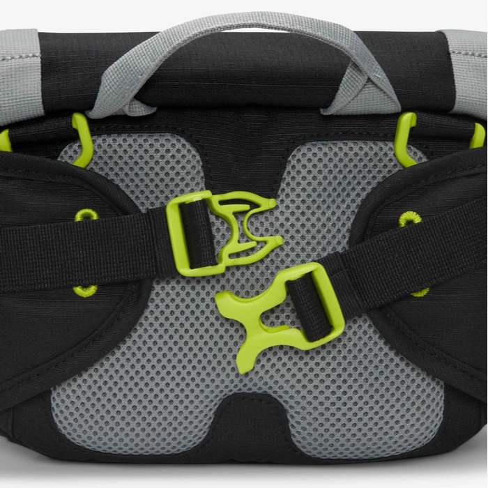 【WS】NIKE HIKE WAISTPACK (4L) 運動 休閒 腰包 斜背包 側背包 黑綠 DJ9681-010-細節圖9