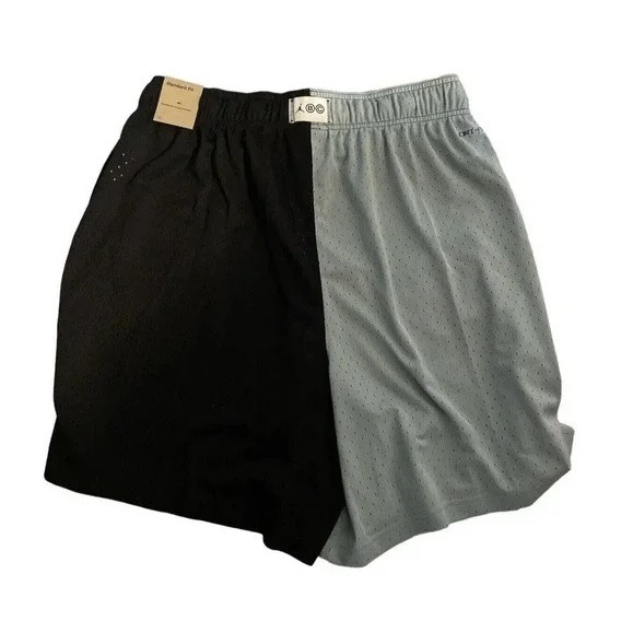 【WS】NIKE JORDAN JUMPMAN 男 黑藍 陰陽 運動 健身 訓練 短褲 籃球褲 DM1817-366-細節圖4