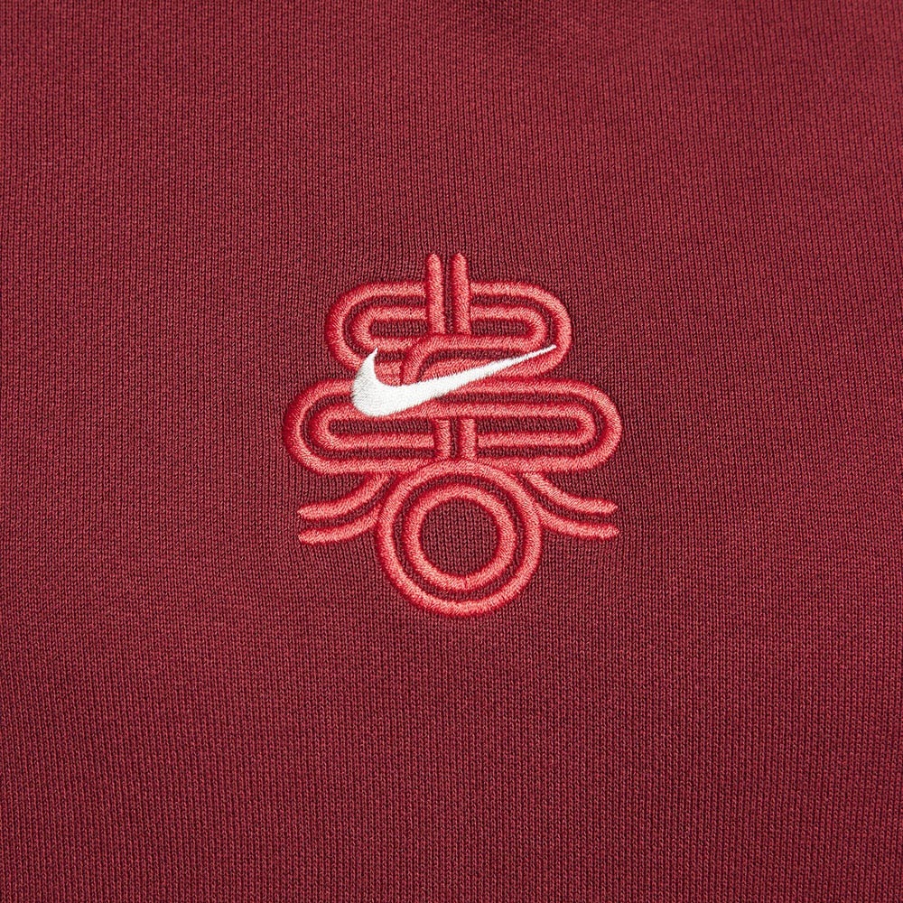 【WS】NIKE NSW CNY HOODIE 女款 酒紅 刺繡 運動 休閒 長袖 連帽 帽T HV8461-677-細節圖6